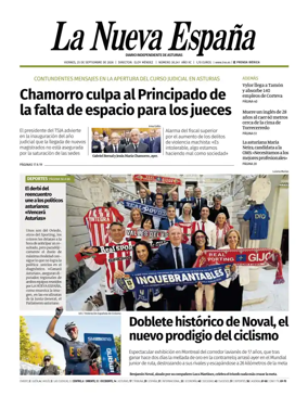 Cover of La Nueva Espana (Occidente)