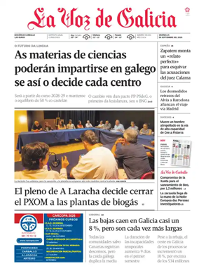 Cover of La Voz de Galicia (Carballo)