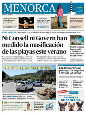 Cover of Menorca Diario Insular