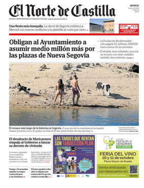 Cover of Norte de Castilla (Segovia)