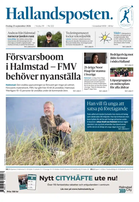 Cover of Hallandsposten