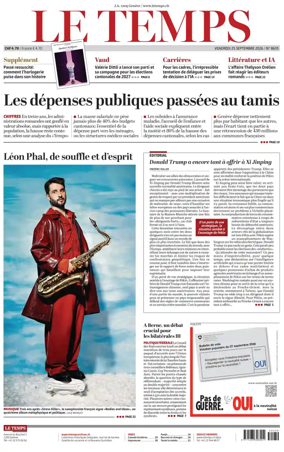 Cover of Le Temps