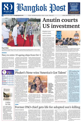 Cover of Bangkok Post