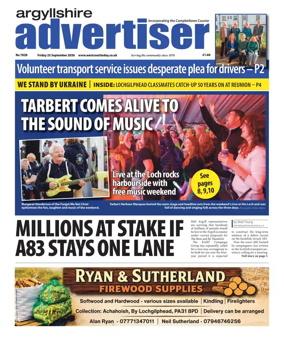 Cover of Argyllshire Advertiser