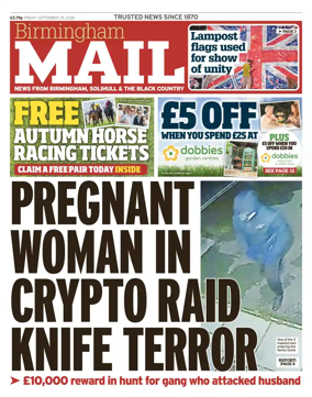 Cover of Birmingham Mail