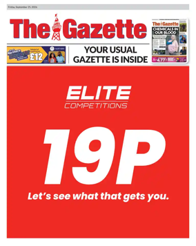 Cover of Blackpool Gazette