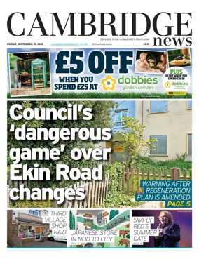 Cover of Cambridge News