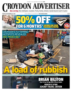 Cover of Croydon Advertiser
