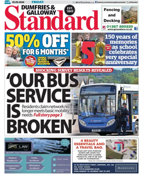 Cover of Dumfries & Galloway Standard