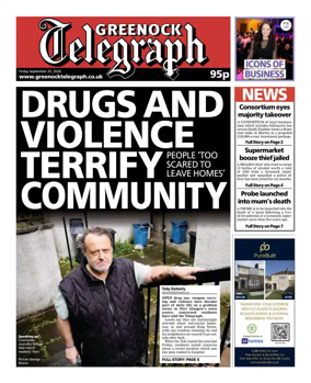 Cover of Greenock Telegraph