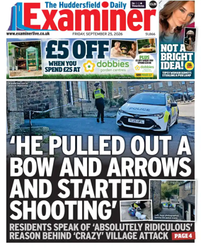 Cover of Huddersfield Daily Examiner