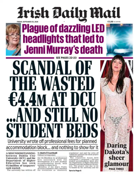 Cover of Irish Daily Mail