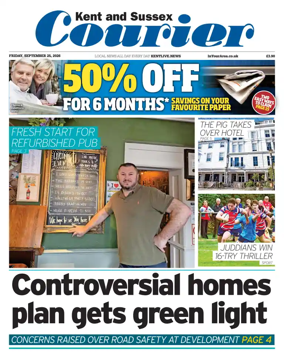Cover of Kent & Sussex Courier