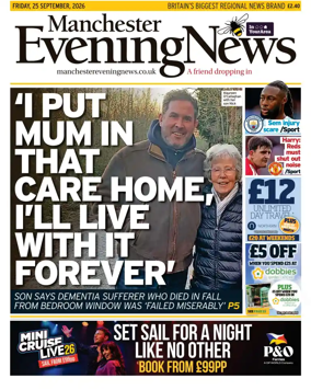Cover of Manchester Evening News