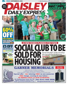 Cover of Paisley Daily Express