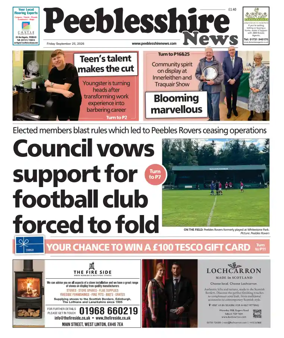 Cover of Peebleshire News