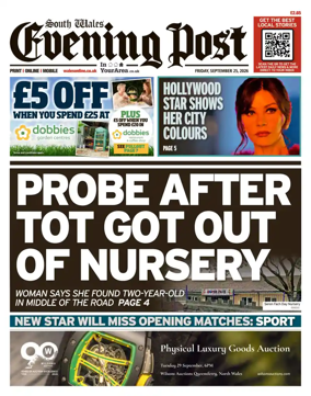Cover of South Wales Evening Post