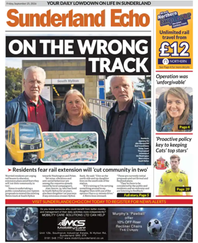 Cover of Sunderland Echo