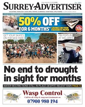 Cover of Surrey Advertiser