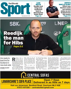 Cover of Herald Sport