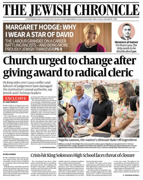 Cover of The Jewish Chronicle