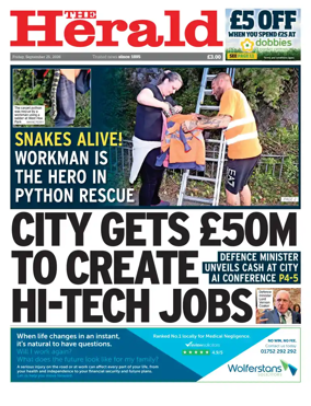 Cover of The Plymouth Herald