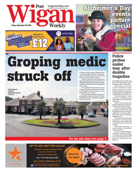 Cover of Wigan Evening Post