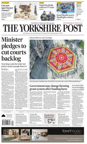 Cover of Yorkshire Post