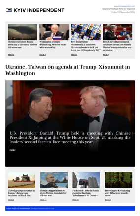Cover of The Kyiv Independent