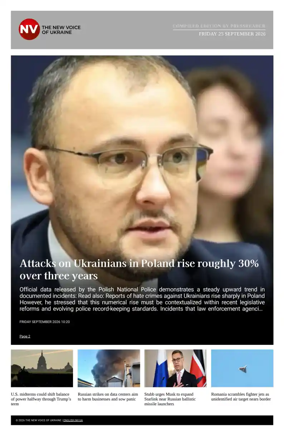 Cover of The New Voice of Ukraine