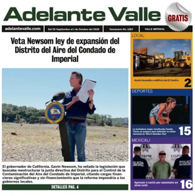 Cover of Adelante Valle