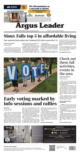 Cover of Argus Leader