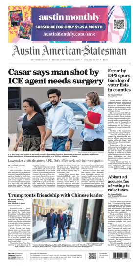 Cover of Austin American-Statesman