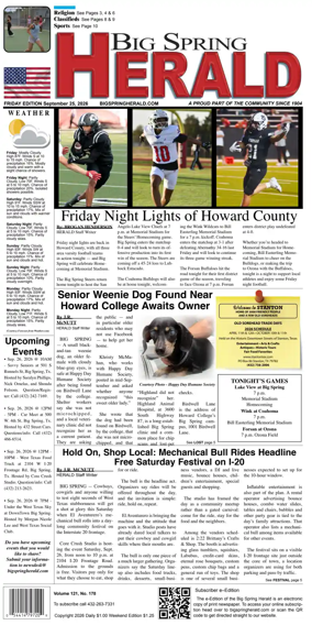 Cover of Big Spring Herald