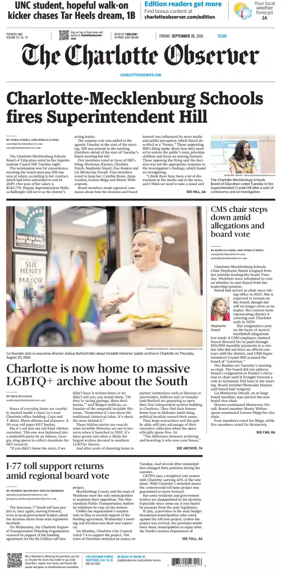 Cover of The Charlotte Observer