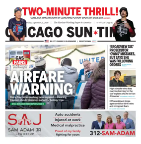 Cover of Chicago Sun-Times