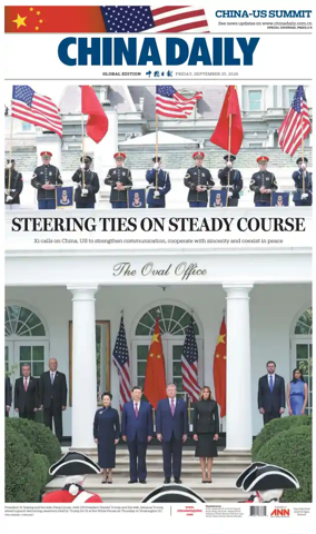 Cover of China Daily Global Edition (USA)