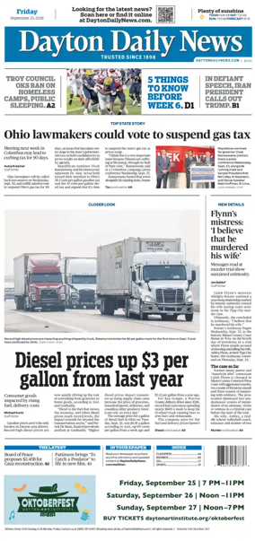 Cover of Dayton Daily News