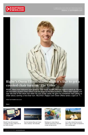 Cover of East Idaho News