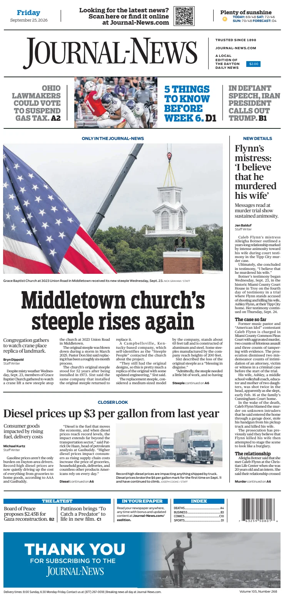 Cover of Hamilton Journal News