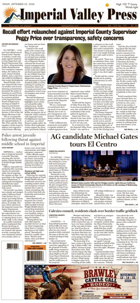 Cover of Imperial Valley Press