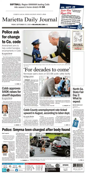 Cover of Marietta Daily Journal