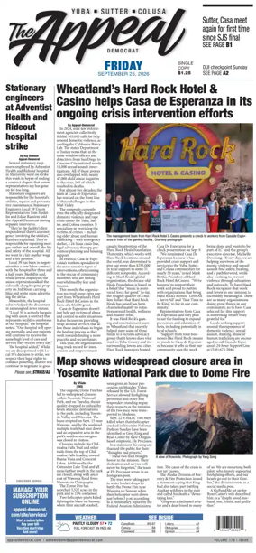Cover of Marysville Appeal-Democrat