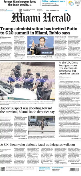 Cover of Miami Herald
