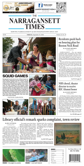 Cover of Narragansett Times