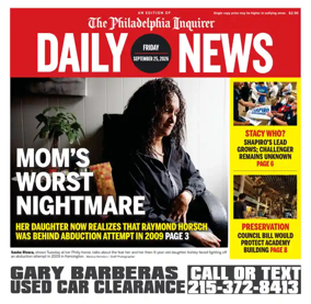 Cover of Philadelphia Daily News