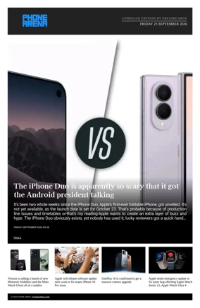 Cover of Phone Arena - Compiled Edition