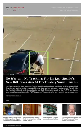 Cover of Tampa Free Press