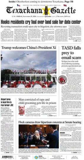 Cover of Texarkana Gazette