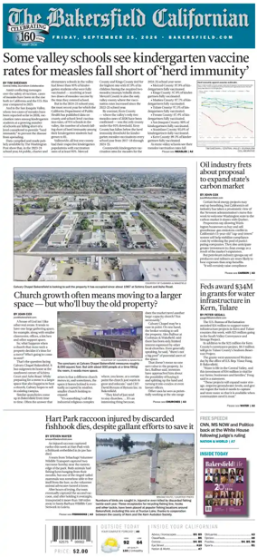 Cover of The Bakersfield Californian
